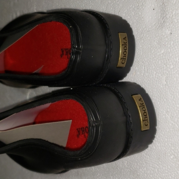 Chooka rubber black slip on clogs sizes 5 and 7 - Picture 3 of 7